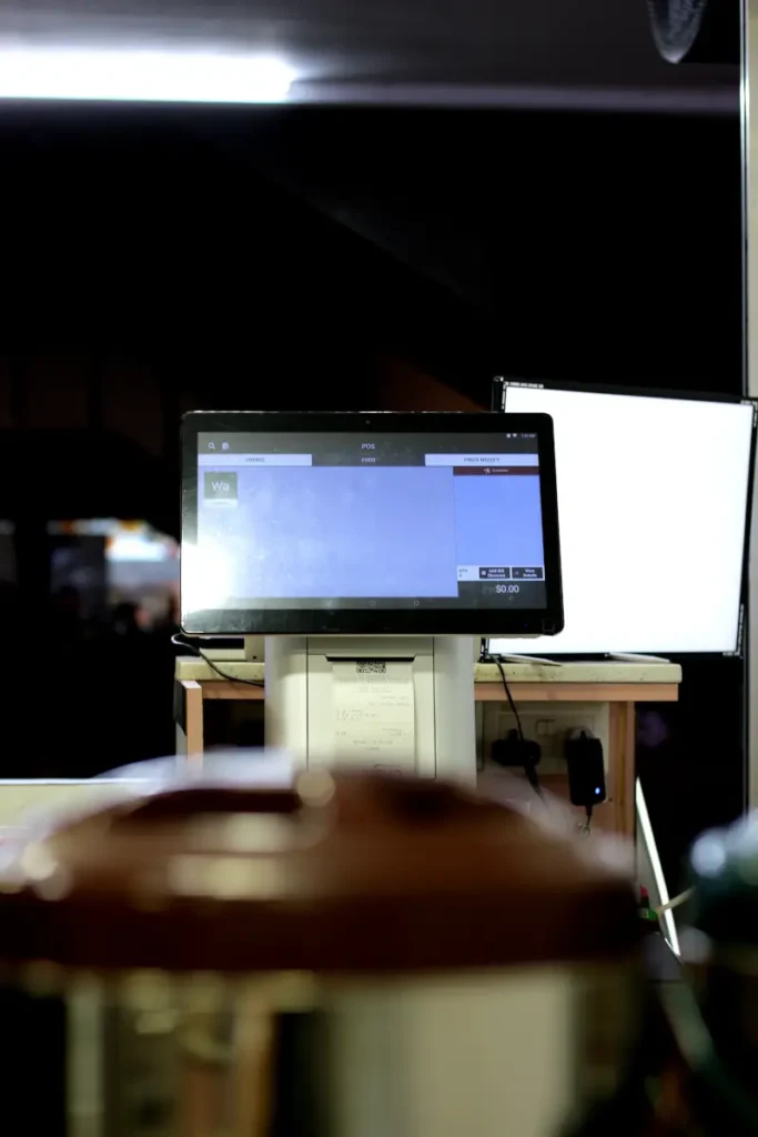 An image showing a point-of-sales system in a food shop
